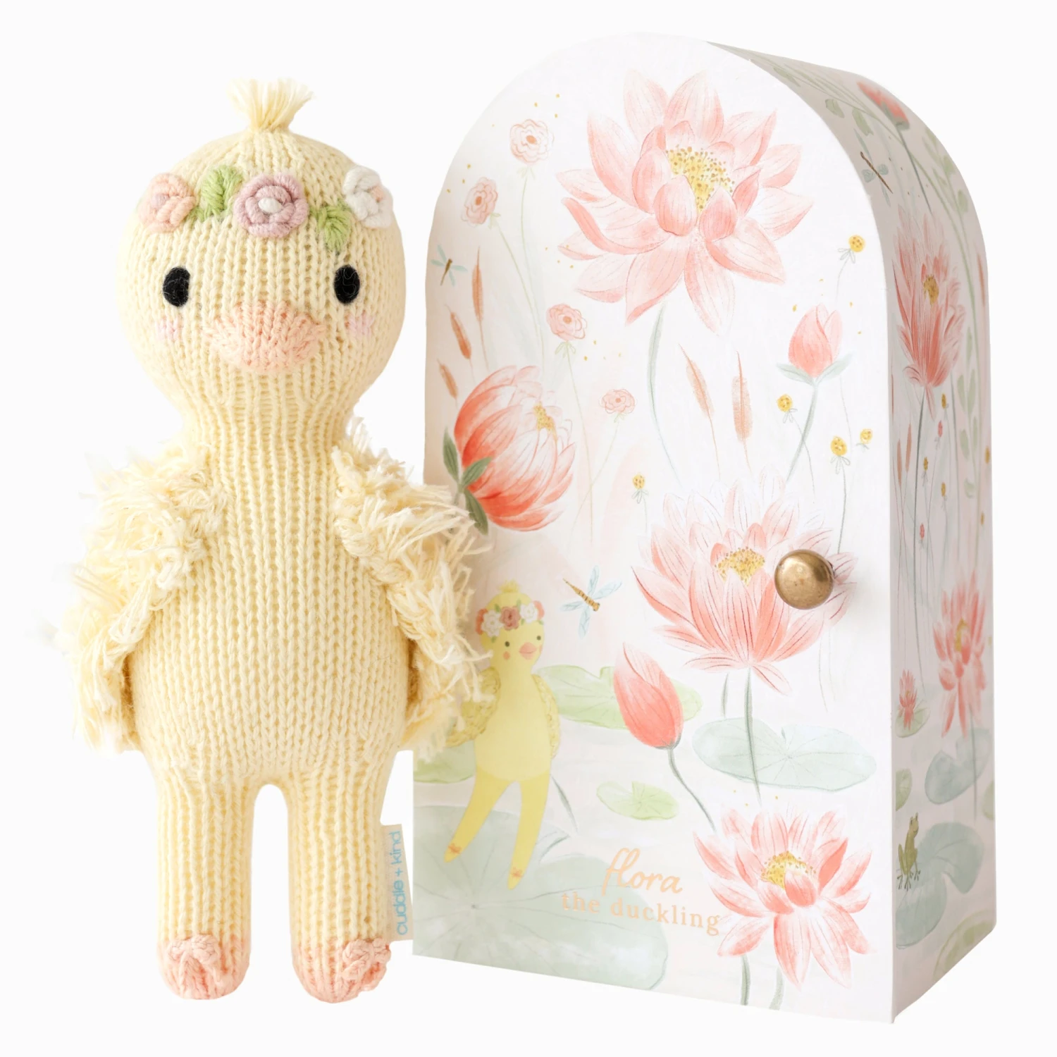 Tiny Flora The Duckling (mauve) - Cuddleandkind 11 Tiny Flora The Duckling (mauve) - Cuddleandkind - Image 11