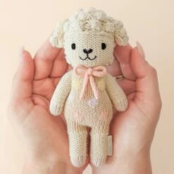 Tiny Lucy The Lamb (pastel) - Cuddleandkind -Cuddle Kind 03 TinyLucy