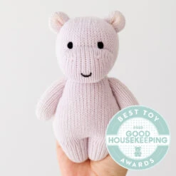 Baby Hippo (lavender) - Cuddleandkind -Cuddle Kind 04 Baby hippo lavender
