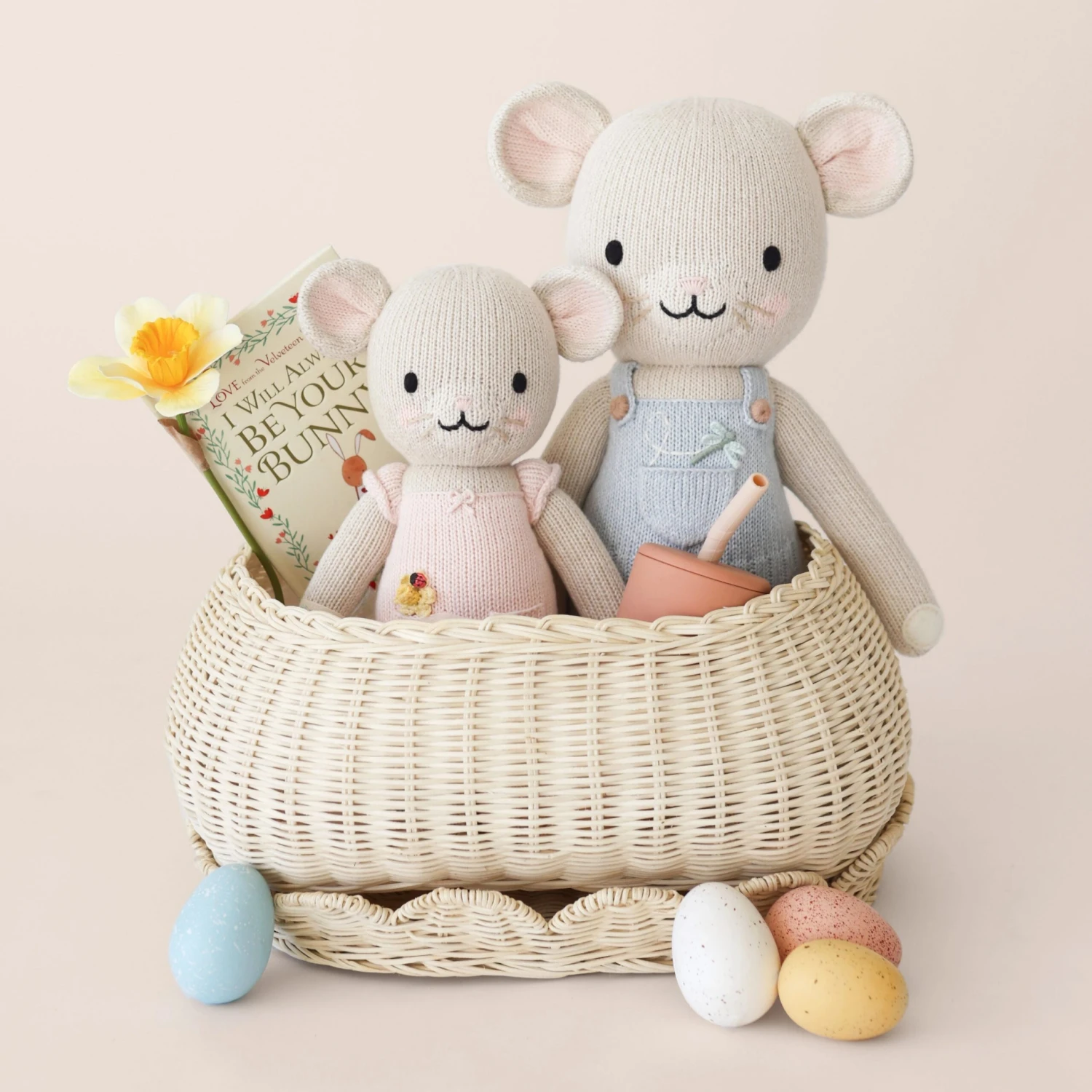 Beatrice The Mouse (blush) - Cuddleandkind 4 Beatrice The Mouse (blush) - Cuddleandkind - Image 4