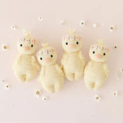 Baby Duckling (blush Floral) - Cuddleandkind -Cuddle Kind 05 Baby duckling blush floral