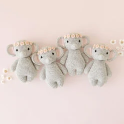 Baby Elephant (blush Floral) - Cuddleandkind 13 Baby Elephant (blush Floral) - Cuddleandkind -Cuddle Kind 05 Baby elephant blush floral