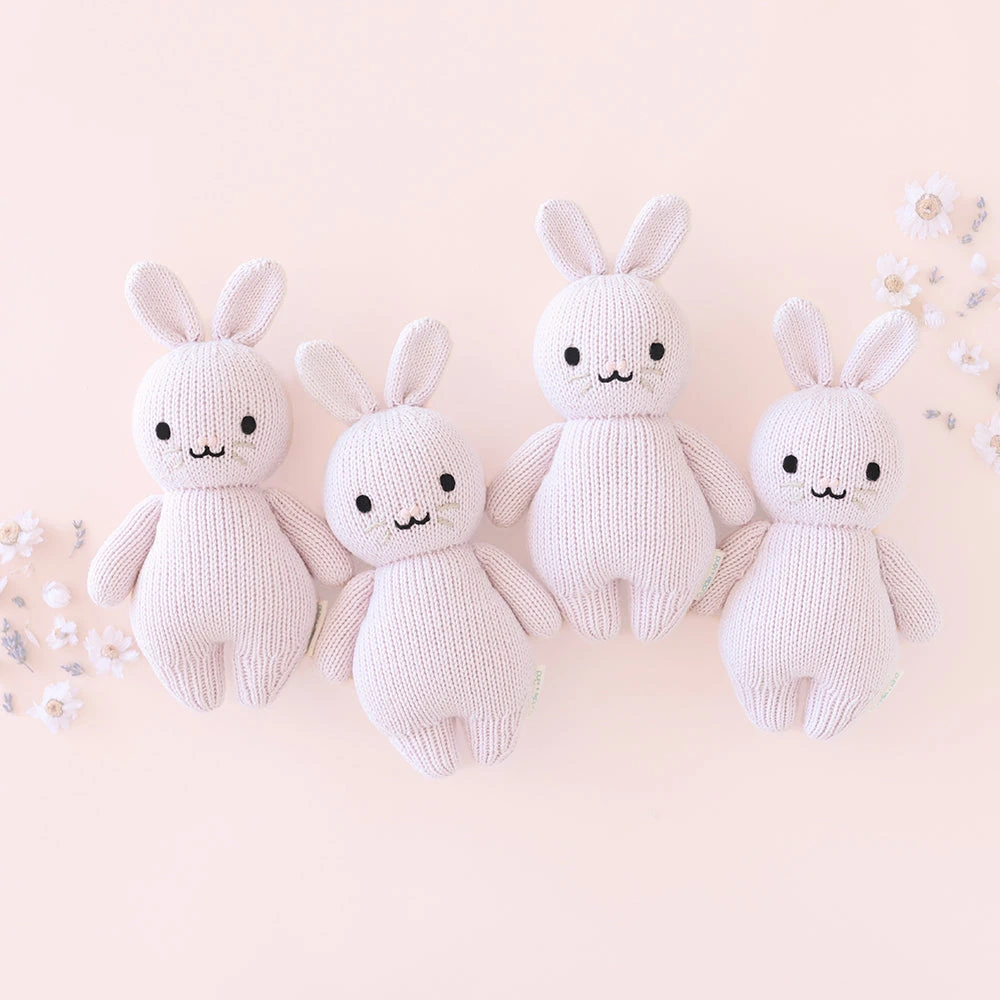 Baby Rabbit (lavender) - Cuddleandkind 4 Baby Rabbit (lavender) - Cuddleandkind - Image 4