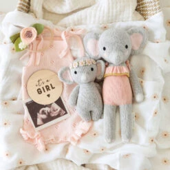 Baby Elephant (blush Floral) - Cuddleandkind 14 Baby Elephant (blush Floral) - Cuddleandkind -Cuddle Kind 06 Baby elephant blush floral
