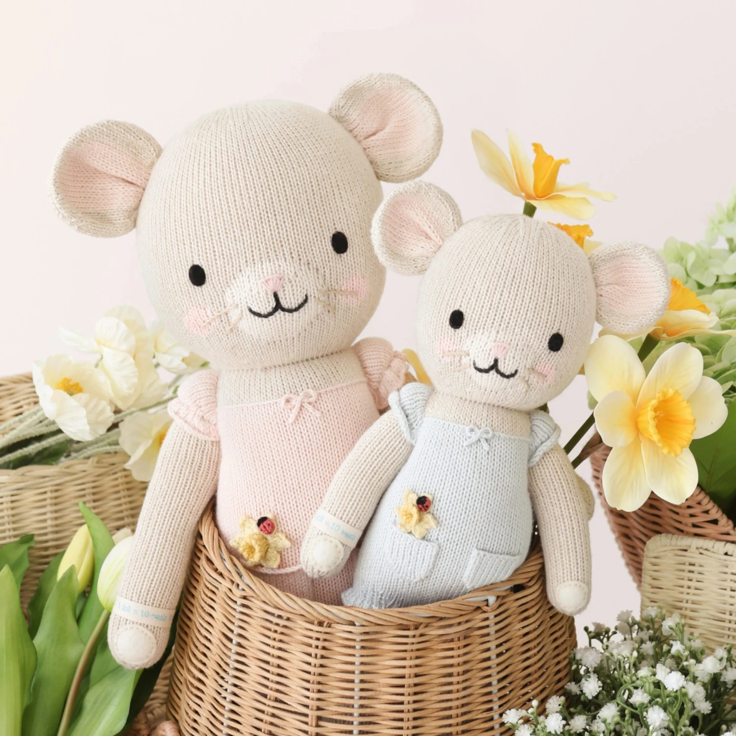 Beatrice The Mouse (periwinkle) - Cuddleandkind 6 Beatrice The Mouse (periwinkle) - Cuddleandkind - Image 6