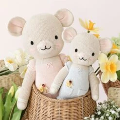 Beatrice The Mouse (blush) - Cuddleandkind 15 Beatrice The Mouse (blush) - Cuddleandkind -Cuddle Kind 06 Beatrice Pink