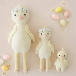 Flora The Duckling (ivory) - Cuddleandkind 14 Flora The Duckling (ivory) - Cuddleandkind -Cuddle Kind 06 FloraIvory