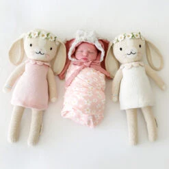 Hannah The Bunny (ivory) - Cuddleandkind -Cuddle Kind 06 HannahIvory