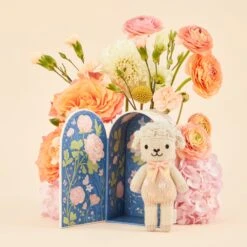 Tiny Lucy The Lamb (pastel) - Cuddleandkind -Cuddle Kind 06 TinyLucy