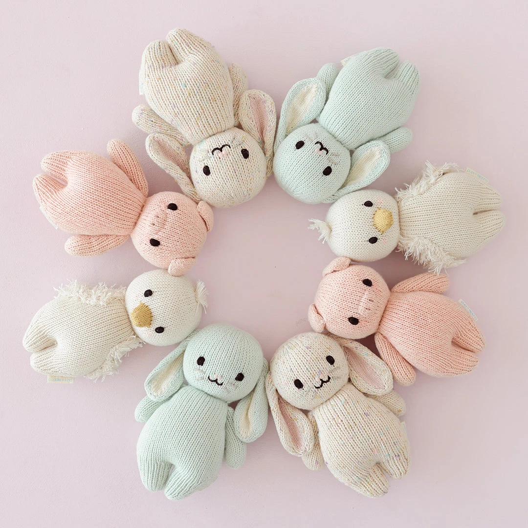 Baby Bunny (mint) - Cuddleandkind 6 Baby Bunny (mint) - Cuddleandkind - Image 6