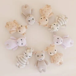 Baby Hippo (pebble) - Cuddleandkind -Cuddle Kind 07 Baby hippo pebble