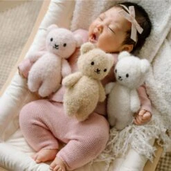 Baby Bouclé Bear (ivory) - Cuddleandkind -Cuddle Kind 07 Babybouclebear ivory
