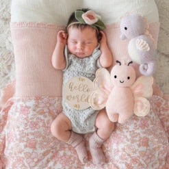 Baby Butterfly (petal Pink) - Cuddleandkind -Cuddle Kind 07 Babybutterfly petalpink