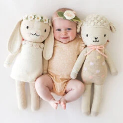 Lucy The Lamb (pastel) - Cuddleandkind -Cuddle Kind 07 LucyPastel