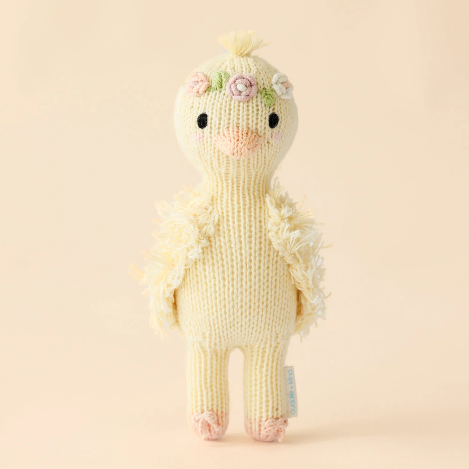 Tiny Flora The Duckling (mauve) - Cuddleandkind 7 Tiny Flora The Duckling (mauve) - Cuddleandkind - Image 7