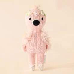 Tiny Penelope The Flamingo - Cuddleandkind -Cuddle Kind 07 TinyPenelope