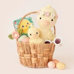 Flora The Duckling (mauve) - Cuddleandkind -Cuddle Kind 08 FloraMauve