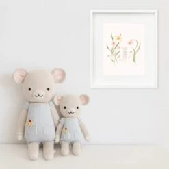 Beatrice The Mouse (periwinkle) - Cuddleandkind 18 Beatrice The Mouse (periwinkle) - Cuddleandkind -Cuddle Kind 09 Beatrice Blue