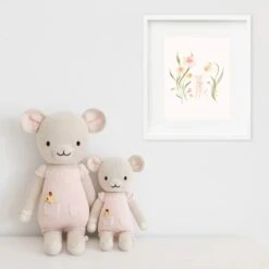 Beatrice The Mouse (blush) - Cuddleandkind 18 Beatrice The Mouse (blush) - Cuddleandkind -Cuddle Kind 09 Beatrice Pink