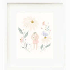 Hannah's Print (blush) (8"x10") - Cuddleandkind