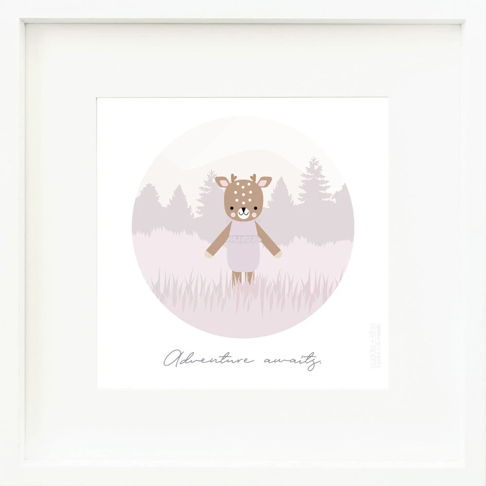 Violet's Print - Cuddleandkind 1 Violet's Print - Cuddleandkind