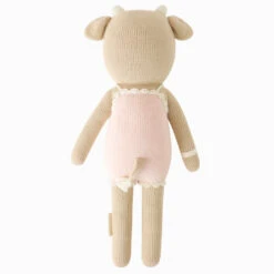 Ava The Cow (powder Pink) - Cuddleandkind -Cuddle Kind Ava powder pink back