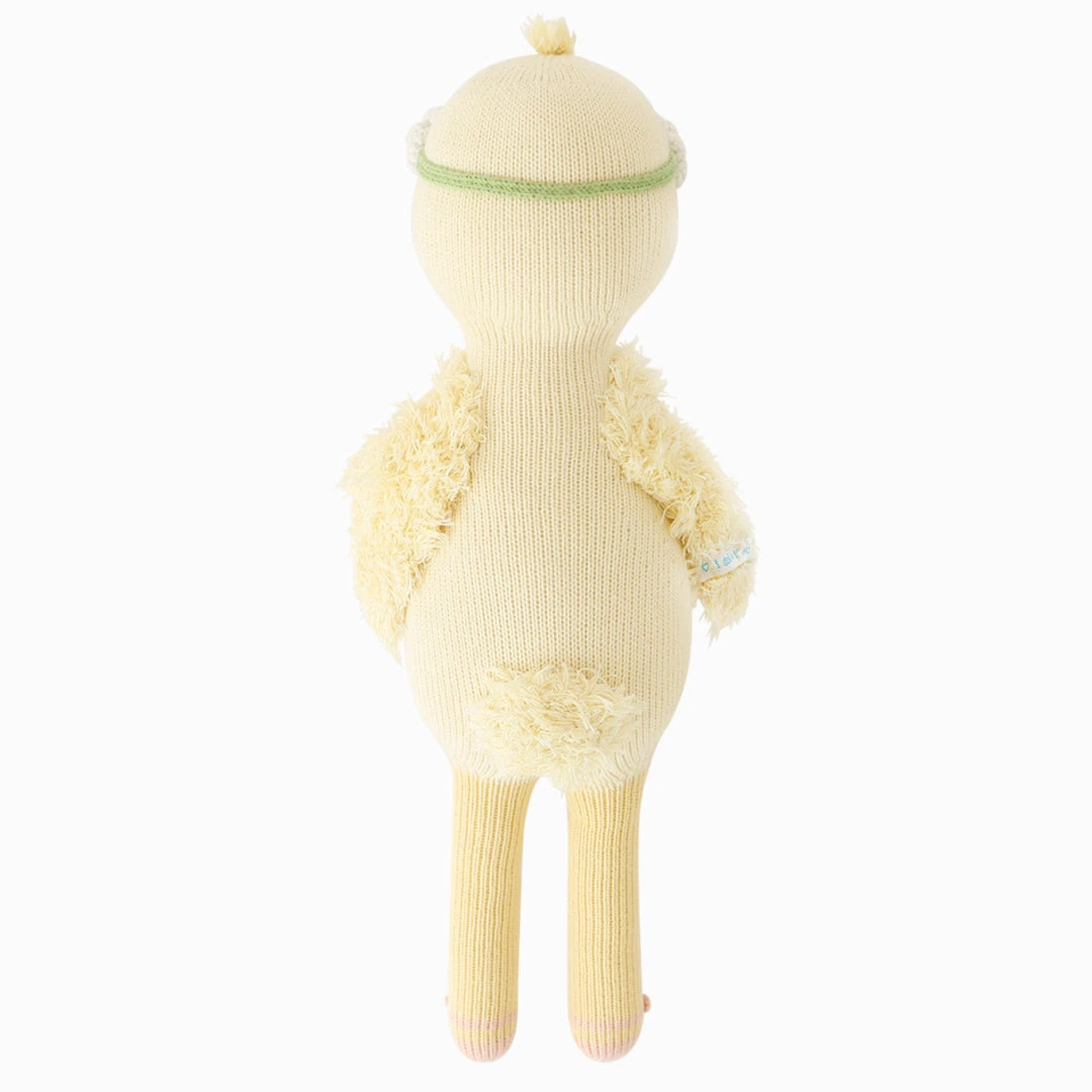 Flora The Duckling (ivory) - Cuddleandkind 8 Flora The Duckling (ivory) - Cuddleandkind - Image 8