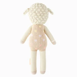 Lucy The Lamb (pastel) - Cuddleandkind -Cuddle Kind Lucy pastel back